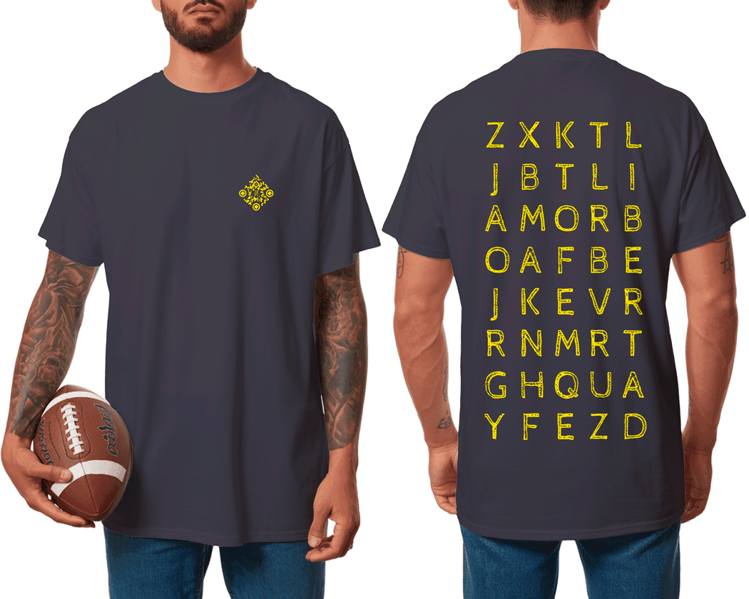 Camiseta Sopa de Letras - Oversize