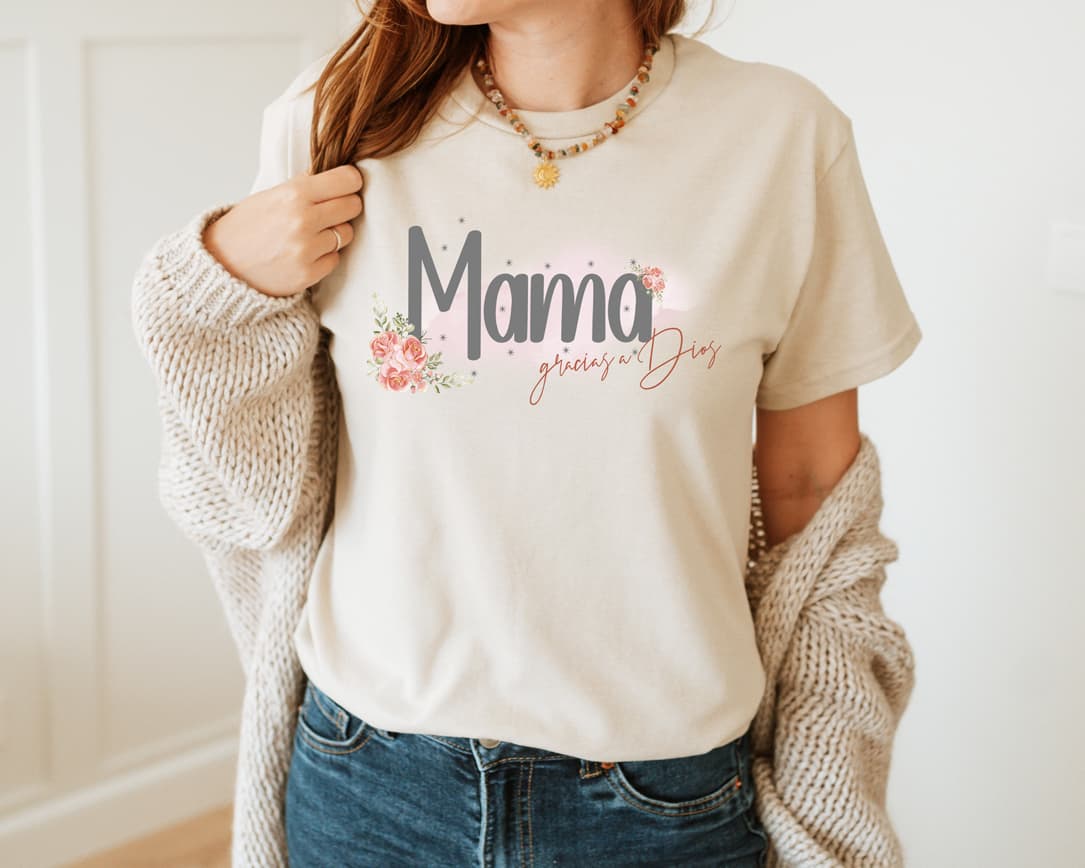 Camiseta Mamá gracias a Dios