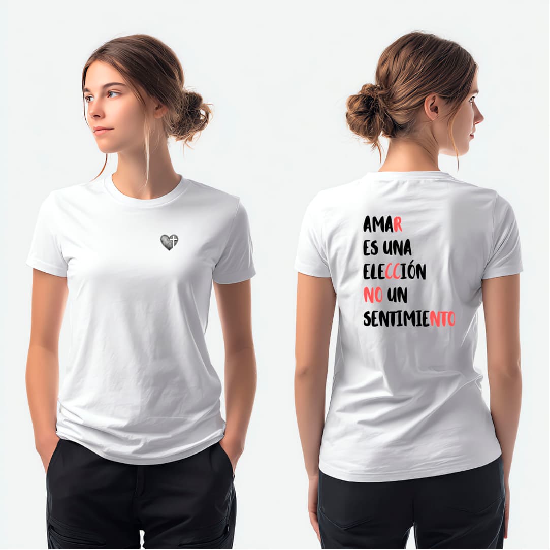 Camiseta San Valentín - Elección no Sentimiento