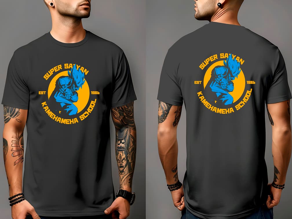 Camiseta Super Saiyan Azúl Dragon Ball